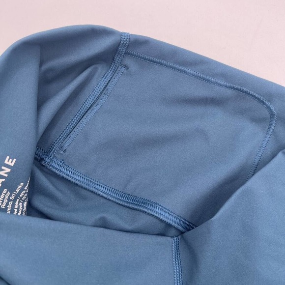 Everlane Womens Perform Leggings Pants Blue High Rise Lightweight Compression S - Picture 6 of 6